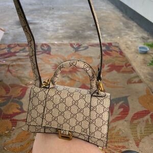 Gucci X Balenciaga the Hacker Project small hour glass bag!